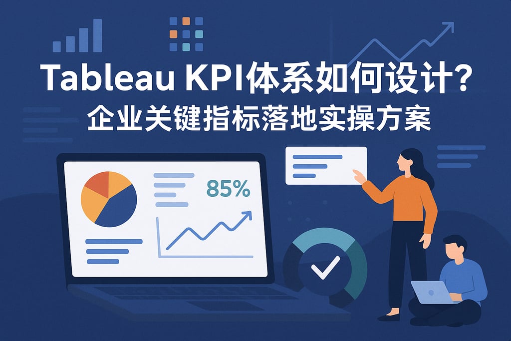 Tableau KPI体系如何设计？企业关键指标落地实操方案
